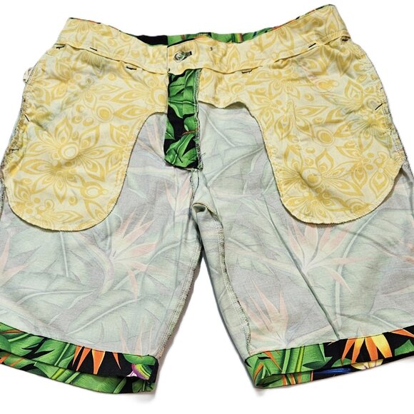 Loudmouth Golf Shorts Men’s Size 34 Multicolor Floral Pattern Cotton Stretch - Picture 6 of 14